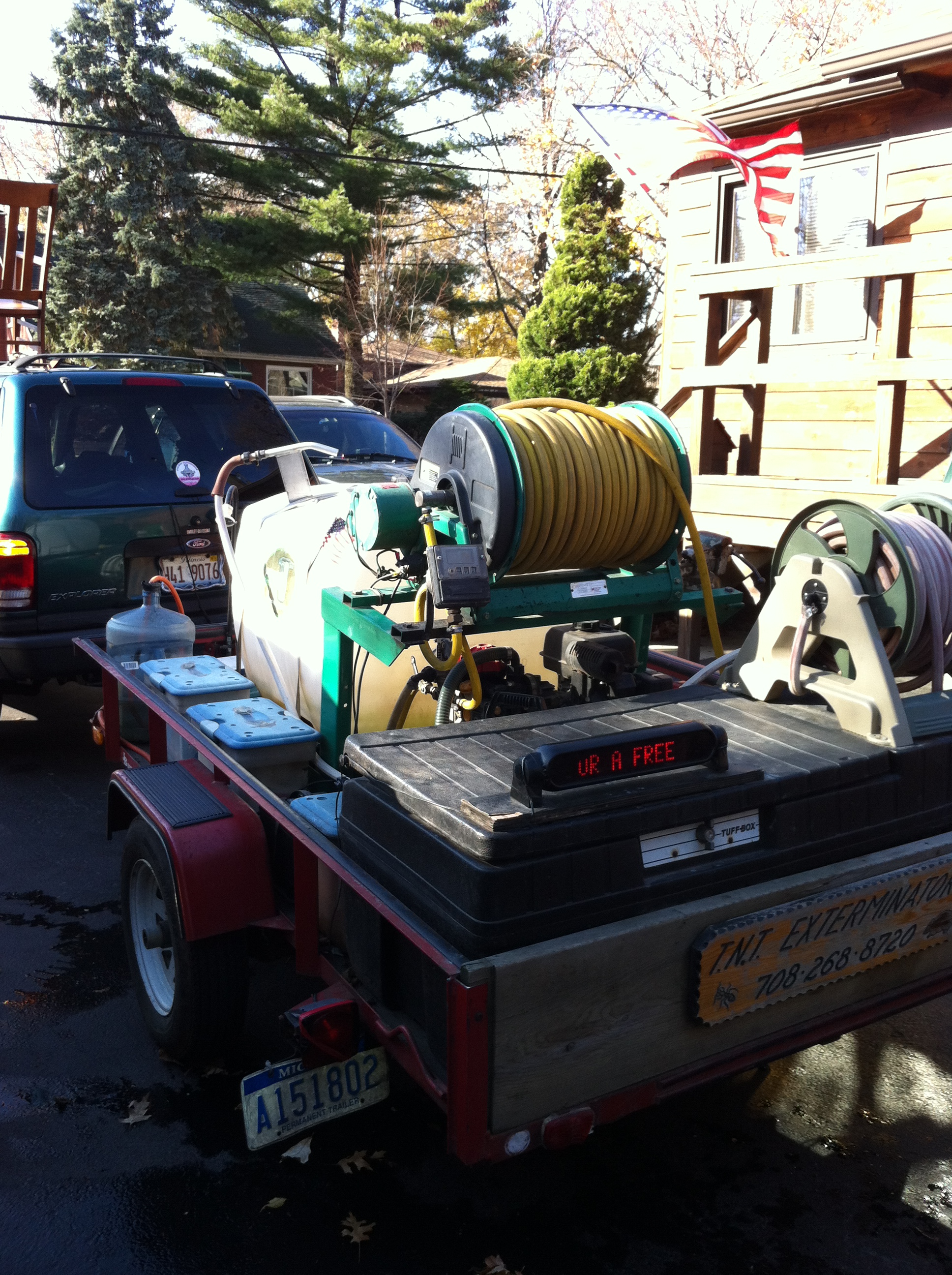 master Blaster Power Spray Rig